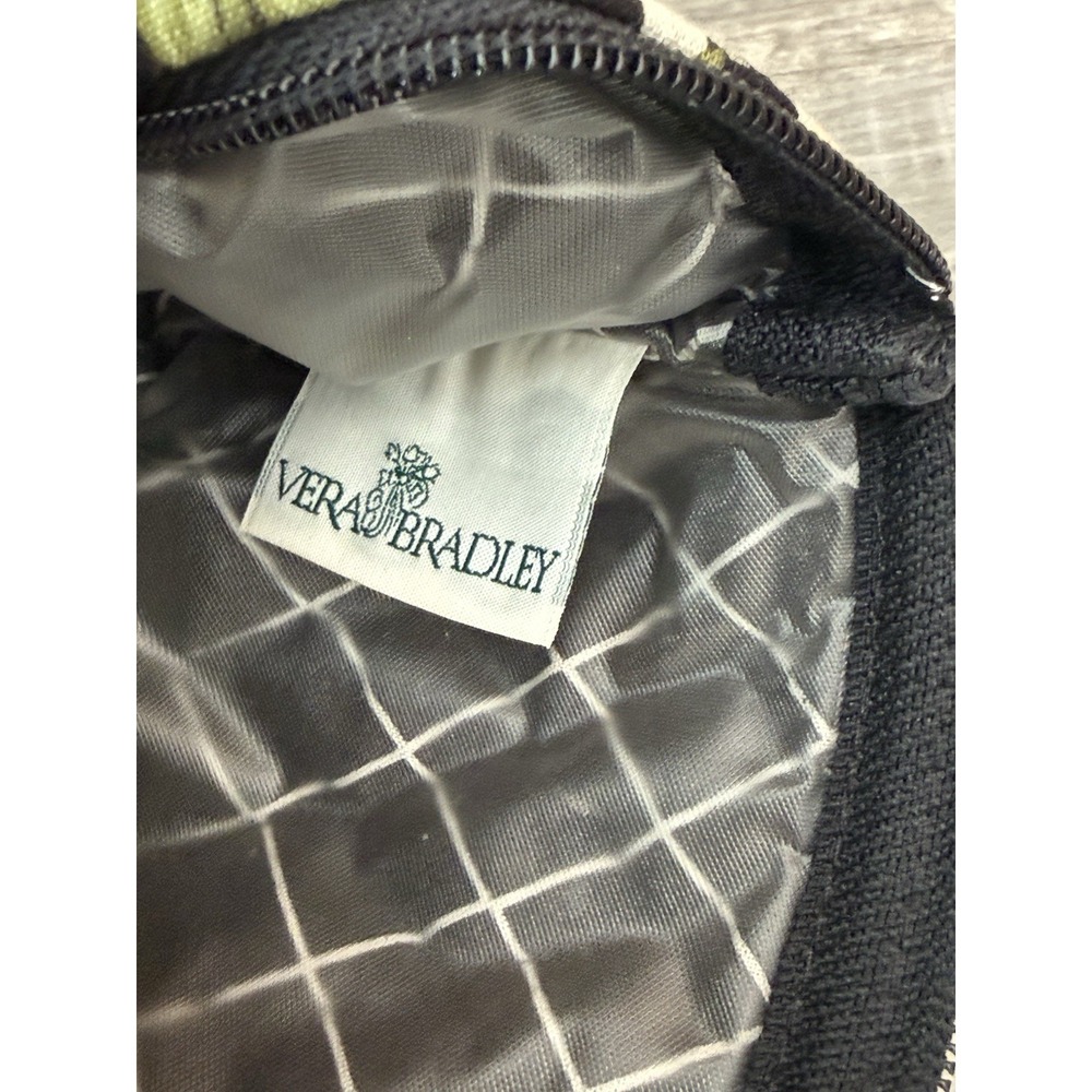 Retired Vera Bradley Black Jasmine Floral Quilted Medium Tote & Makeup Bag EUC - Picture 16 of 16